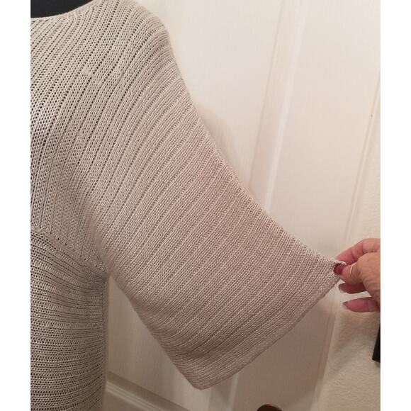 Cheap Monday "Shannon Sweater" Woman's Casual Size Small Tan Dolman Sleeve Top - Picture 4 of 11